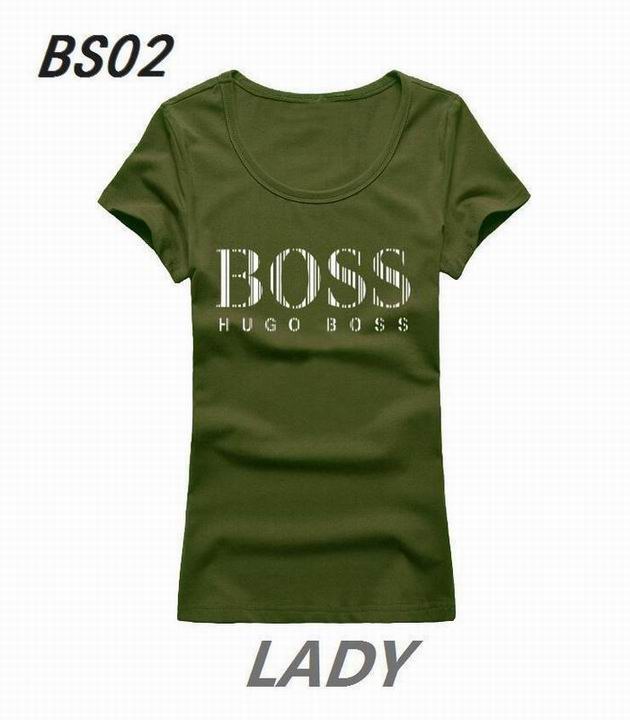 BOSS short round collar T woman S-XL-091